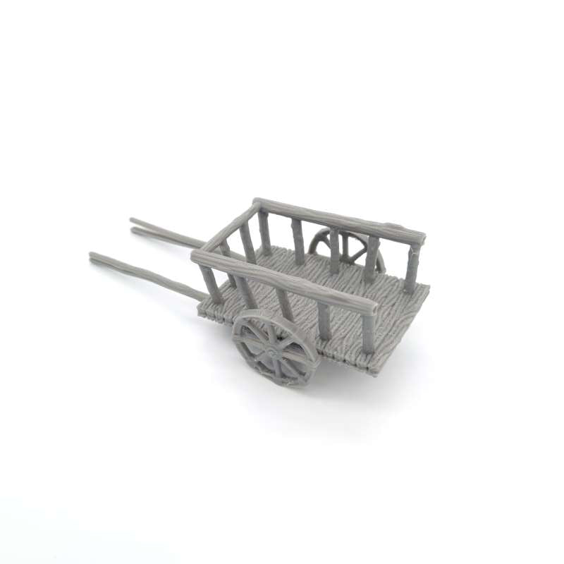 Wooden Farm Cart Top View 2