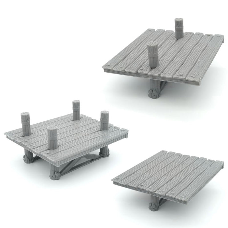 Wooden Pier Walkway for Strolling