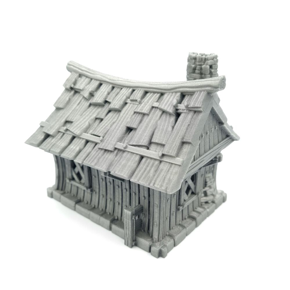 Woodland Hut Side View