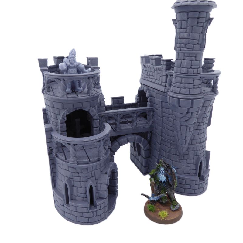 Barbican Gate Wall - Building with Modular Castle Wall Connection
