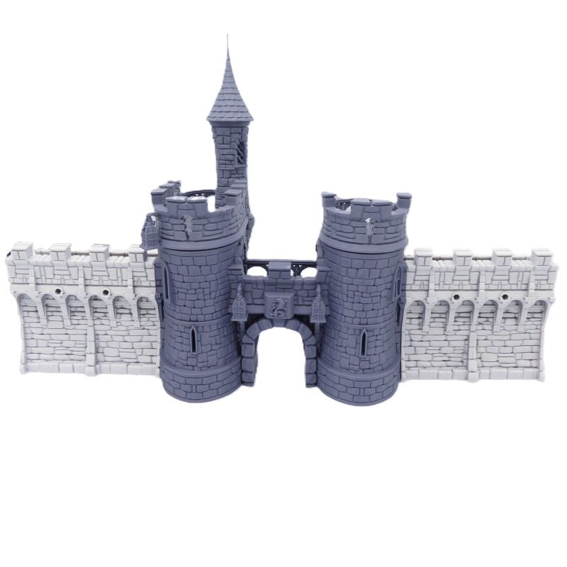 Barbican Gate Wall - Building with Modular Castle Wall Connection