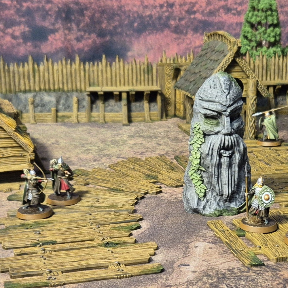 Odin Statue – Viking Norse God Monument - Wargaming Terrain