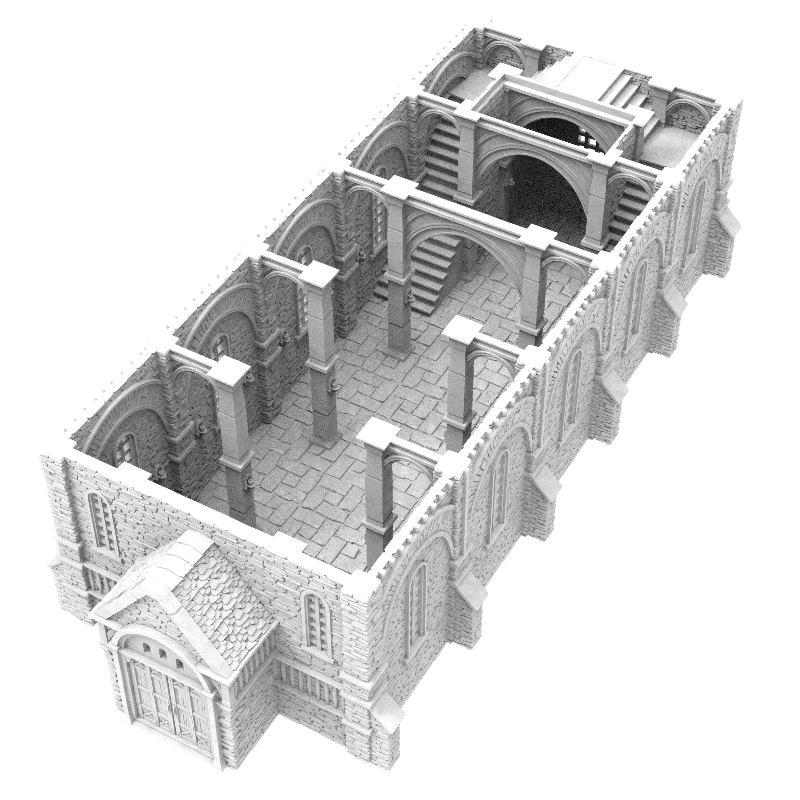 Church of the Dale – 18th Century Rural Church Terrain (28–32mm Scale)