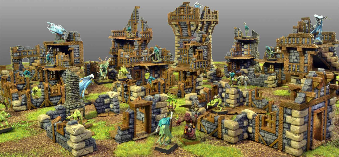 fantasy ruin 3d printed models