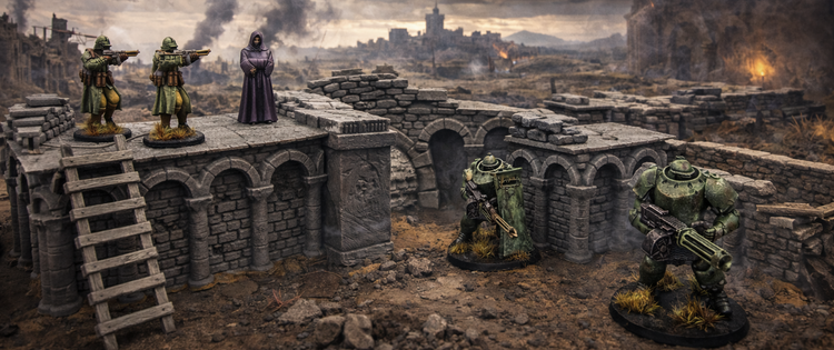 28mm byzantine trenches wargaming terrain