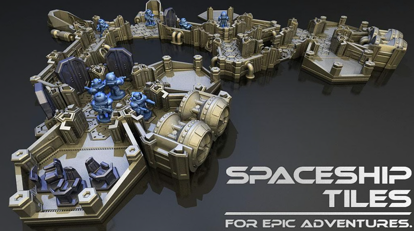 Modular Spaceship Tiles For Epic Adventures