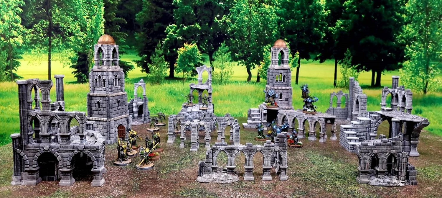 Unleash your strategy with The Frostguard Collection - medieval ruins and towers for Frostgrave and Warhammer wargamers. Enhance battles and immerse in fantasy. Level up your wargame!