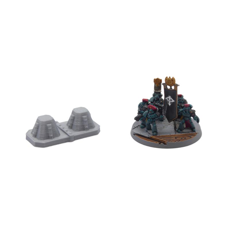 10x Tank Traps - Scatter Terrain Pack 3 QP3D Wargames