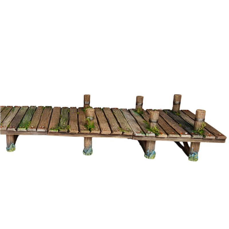 Wooden Pier Jetties Walkway for Strolling