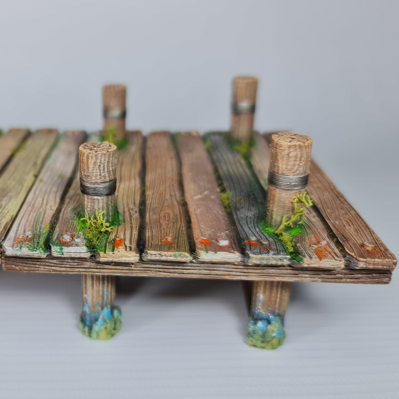 Wooden Pier Jetties Walkway for Strolling