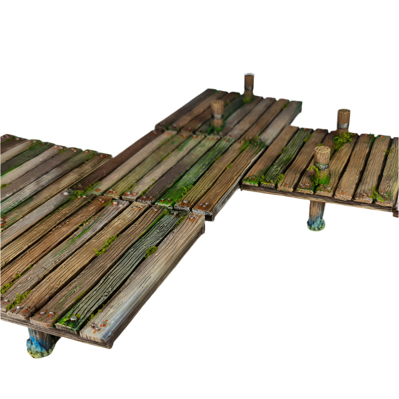 Wooden Pier Jetties Walkway for Strolling