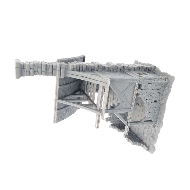 House Ruin 01 – Frostguard Town Ruined Building (3 Parts) – 28–32mm Terrain