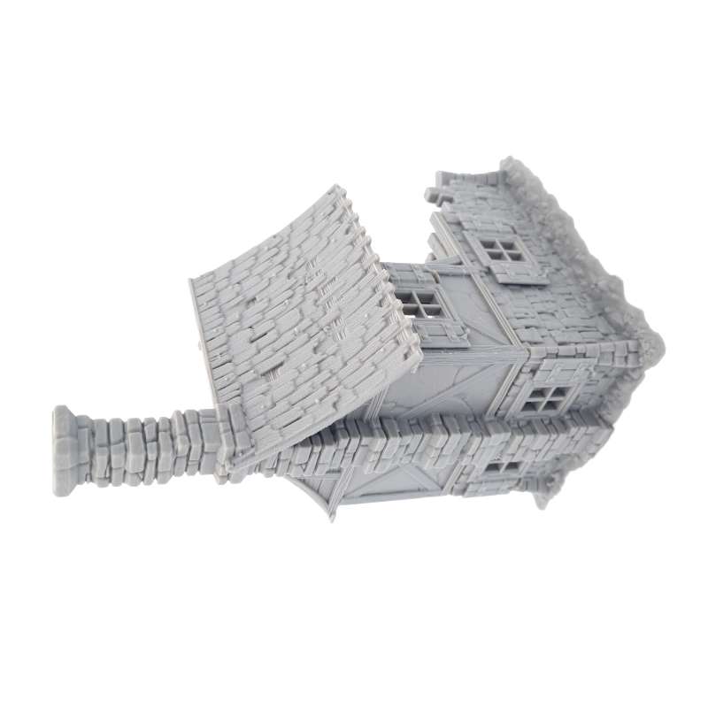 House Ruin 01 – Frostguard Town Ruined Building (3 Parts) – 28–32mm Terrain