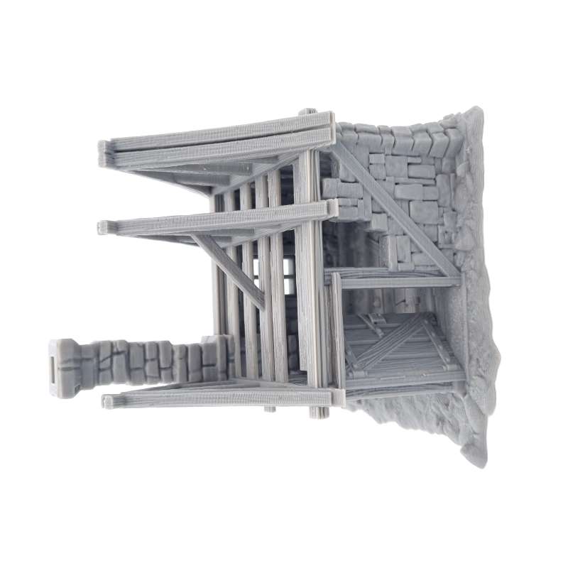 House Ruin 03 – Frostguard Town Small Ruin (2 Parts) – 28–32mm Terrain