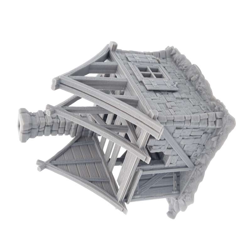 House Ruin 03 – Frostguard Town Small Ruin (2 Parts) – 28–32mm Terrain