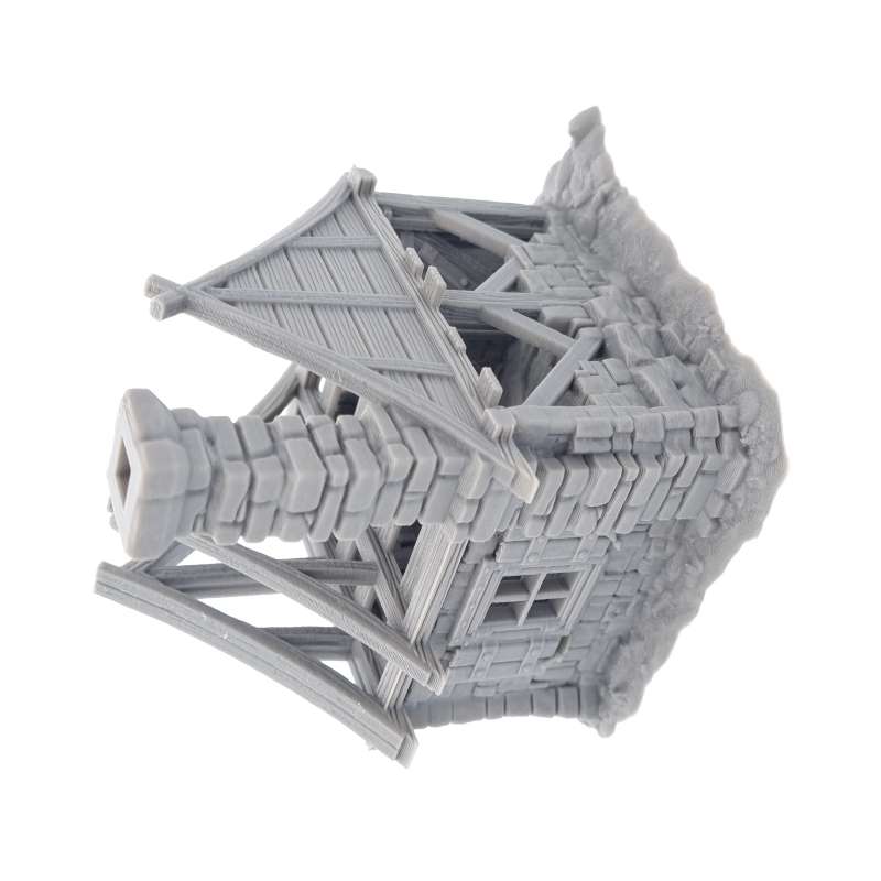 House Ruin 03 – Frostguard Town Small Ruin (2 Parts) – 28–32mm Terrain