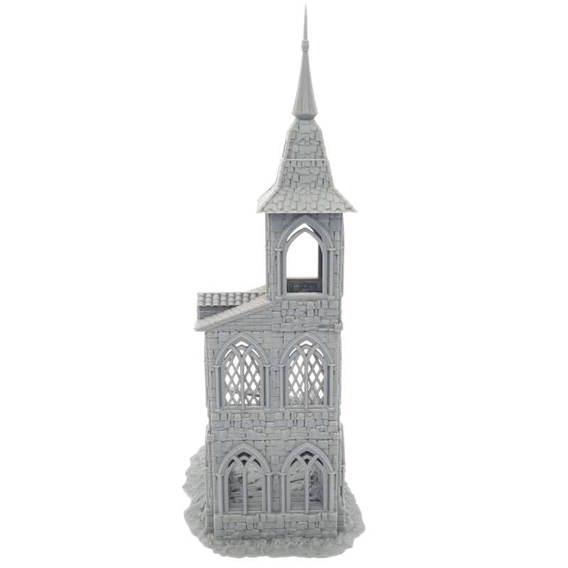 Abbey Ruin – Frostguard Gothic Church Ruined Building (4 Parts) – 28–32mm Terrain
