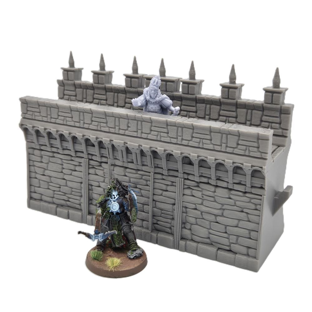 Castle Wall Battlement Spike Long  - MF