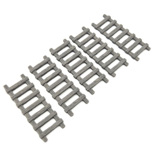 Ladders – Set of 5 – 28mm Tabletop Terrain | Modular Accessory