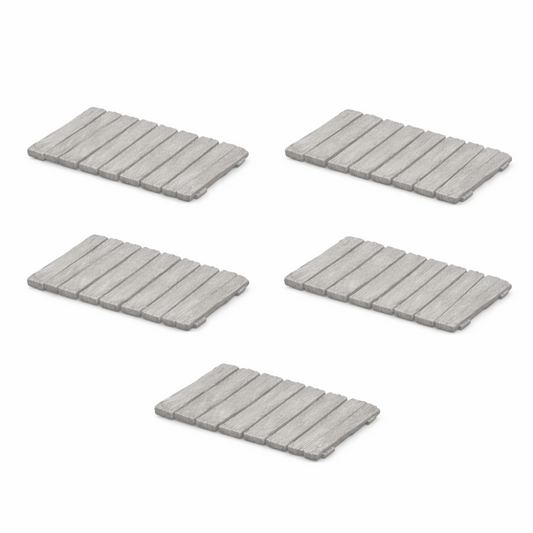 Short Plank Gangways – Set of 5 – 28mm Tabletop Terrain | Modular Walkways