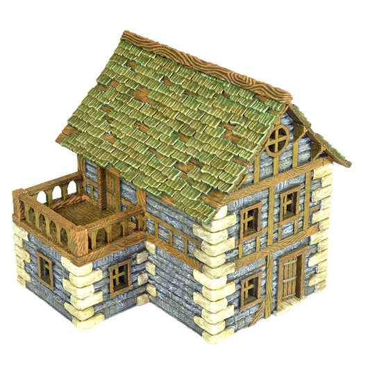 Countryside Cottage House with a balcony QP3D Wargames