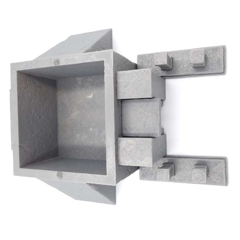 Pyramid Rim Plate Grand Temple with Pyramid-Shaped Roof - Outer Rim | 3D Printed for ...