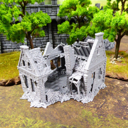 Ruined Waller Residence - 15mm Scale