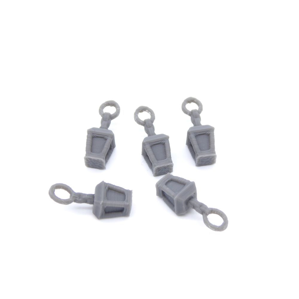 Historic European Hanging Lanterns Set | 16th–19th Century Building Accessories