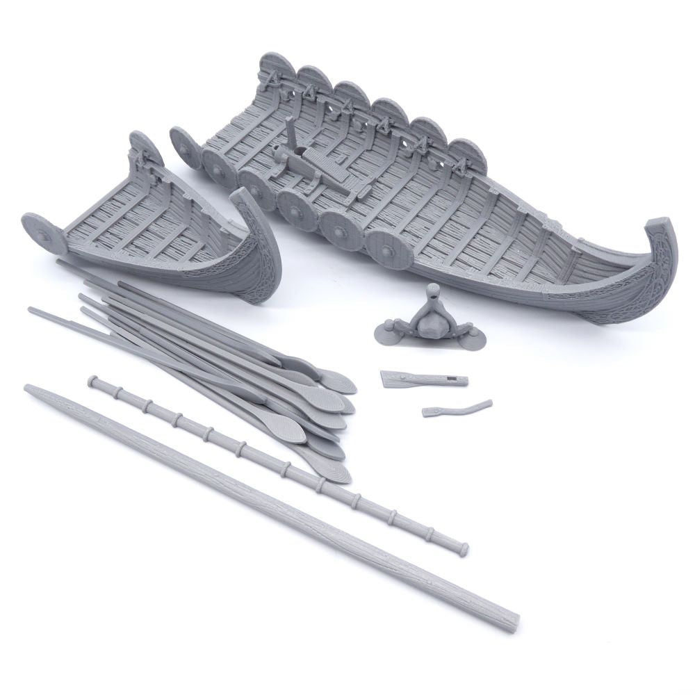 Snekkja - Viking Long Ship - 28–32mm Wargaming Terrain