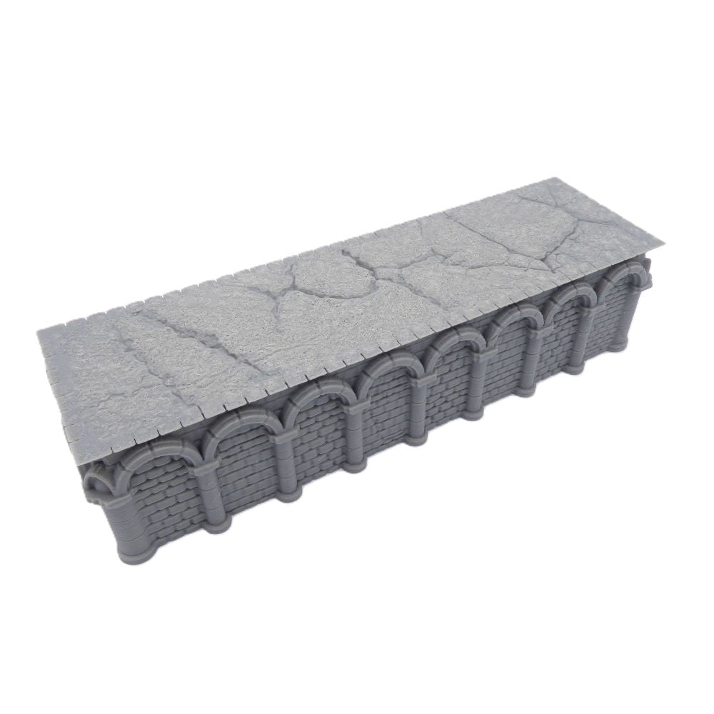 8x2 Intact Rectangle Foundation – Byzantine Era 28mm Terrain | Tabletop Wargame Scenery