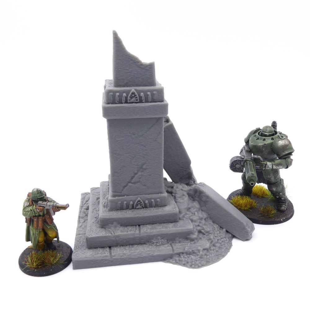 Byzantine Ruined Monument – 28mm Historical Terrain | Tabletop Battlefield Scenery