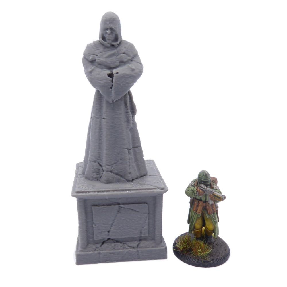 Byzantine Cultist Statue – 28mm Historical Terrain | Tabletop Scenery Piece