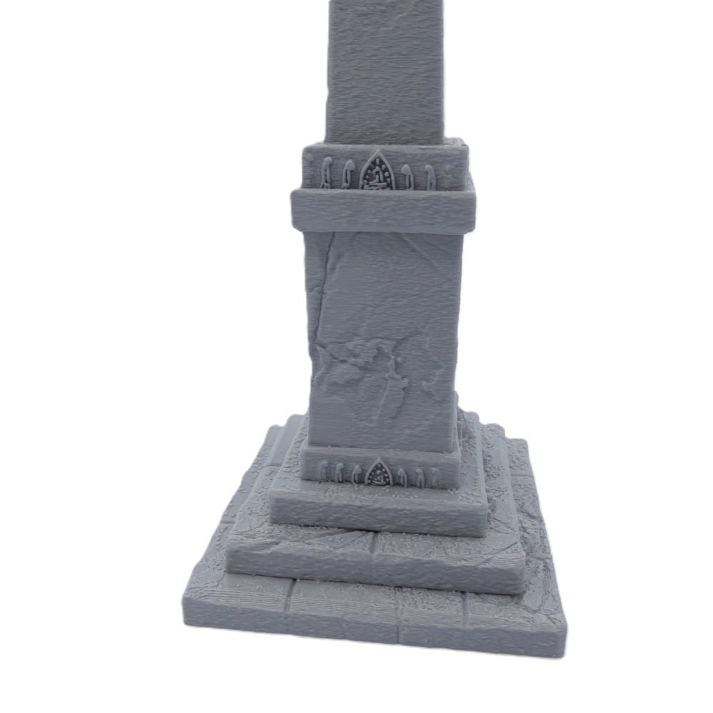 Intact Monumental Column – Byzantine Era 28mm Terrain | Historical Tabletop Scenery