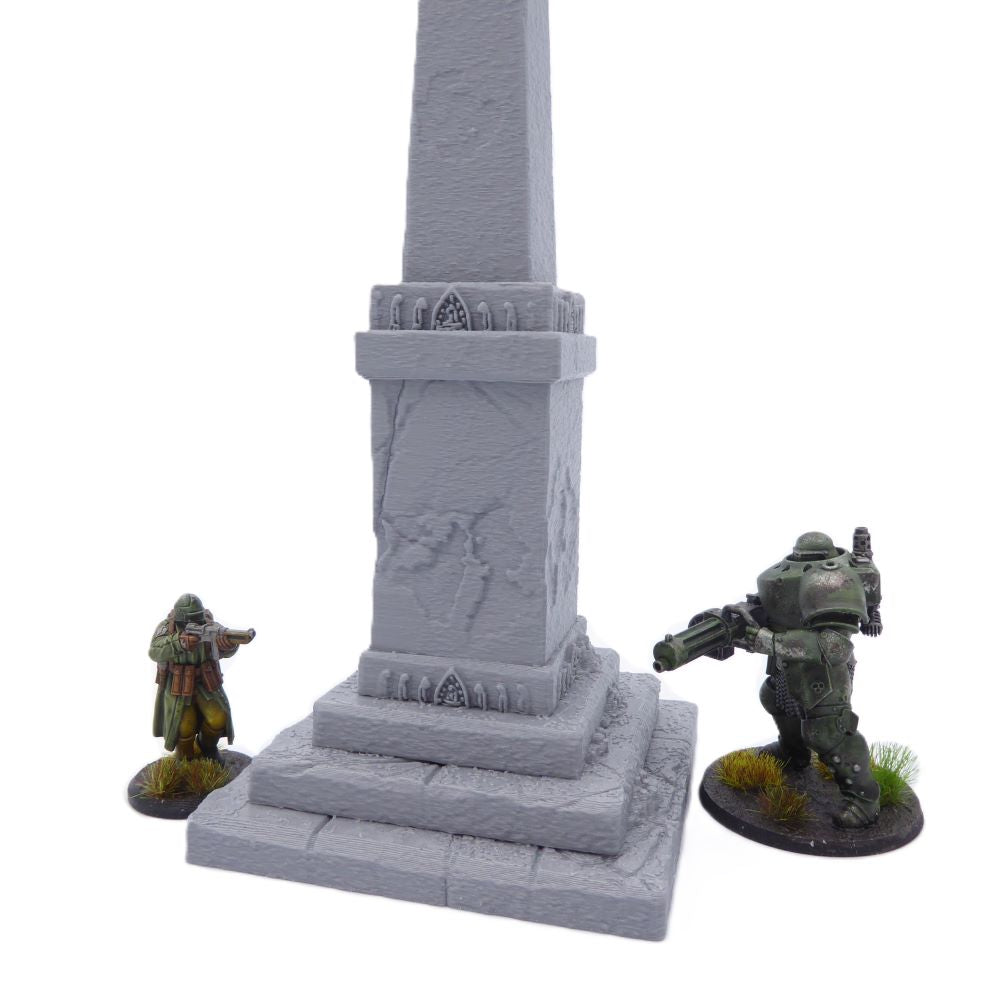 Intact Monumental Column – Byzantine Era 28mm Terrain | Historical Tabletop Scenery