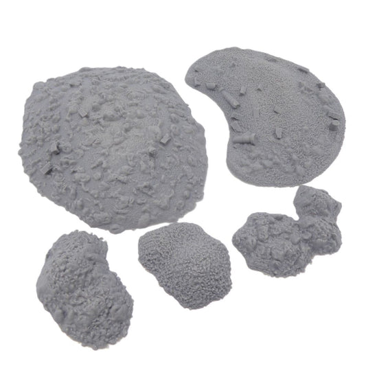 Byzantine Trench Rubble & Ruins Set (8 pcs) – 28mm Tabletop Terrain | Battlefield Scatter