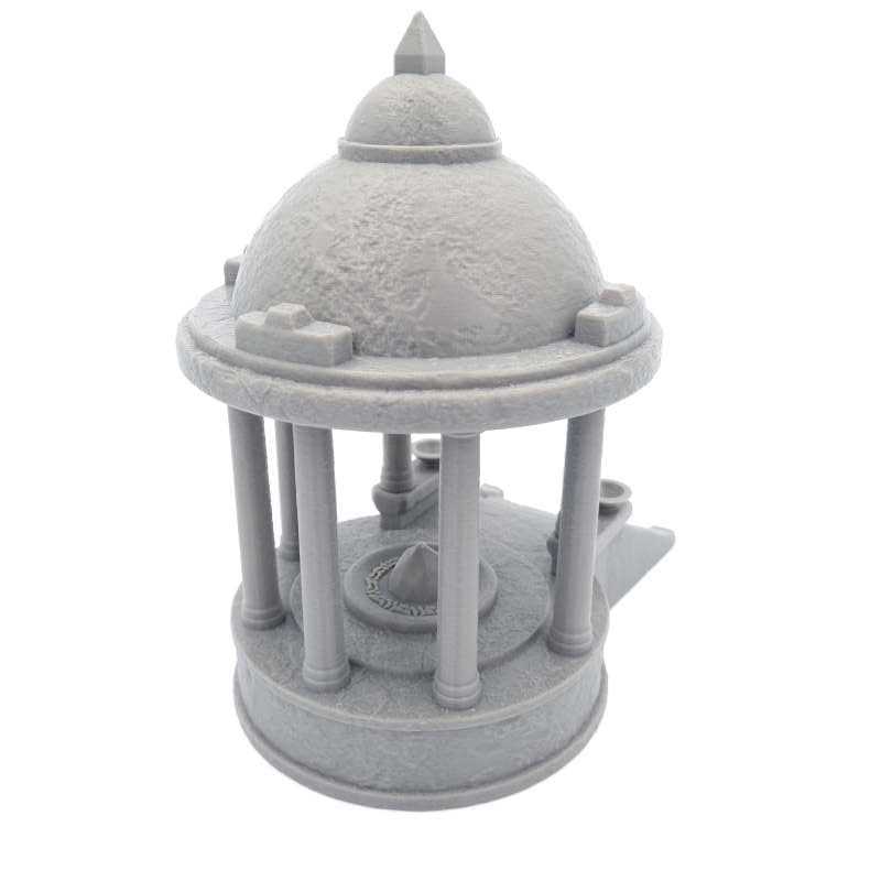 Round Shrine with Domed Roof - Outer Rim Back View