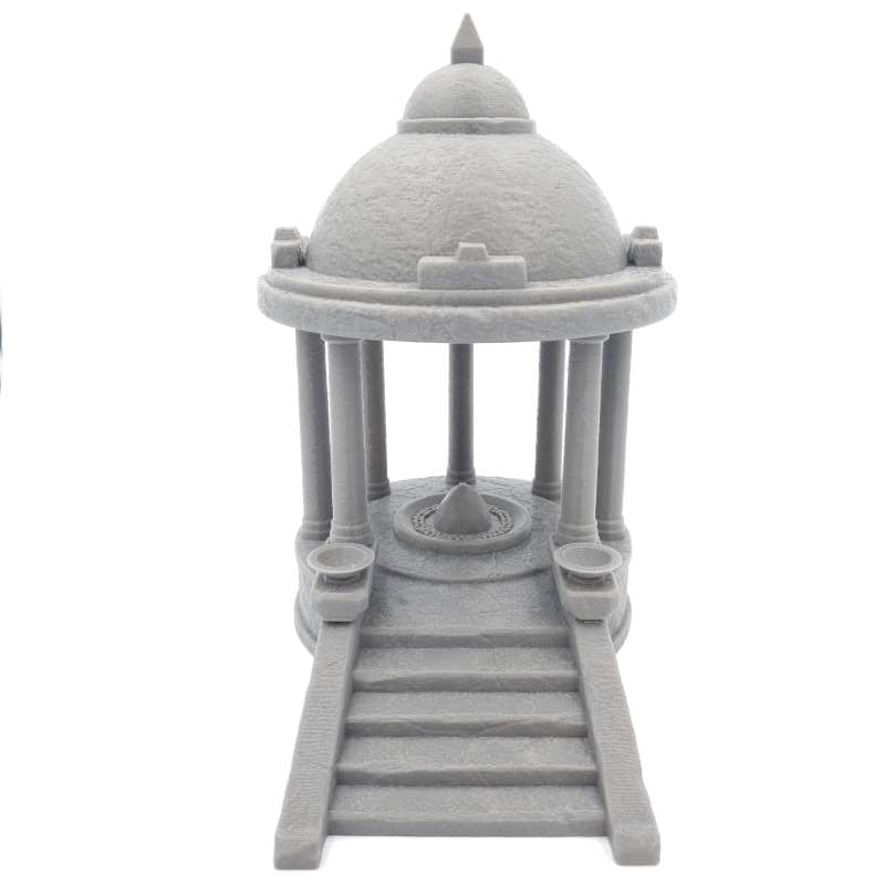 Round Shrine with Domed Roof - Outer Rim Front View